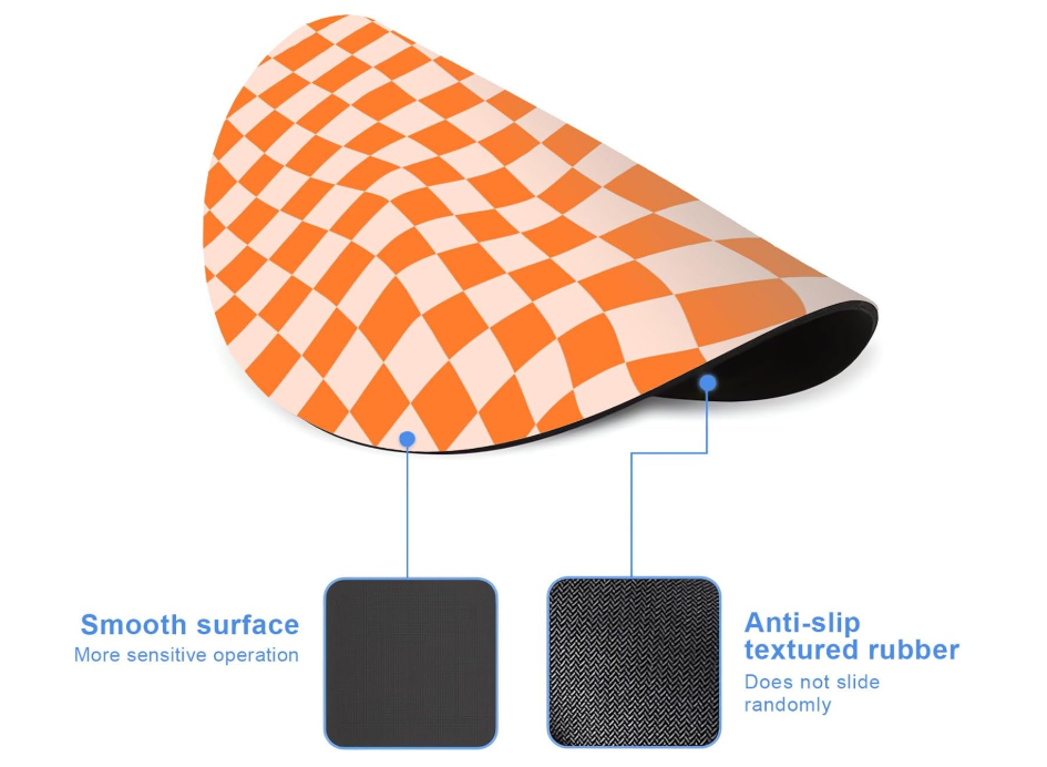 Non-Slip Mouse Pad – Smooth High-Precision Surface with Washable Fabric and Vibrant Design