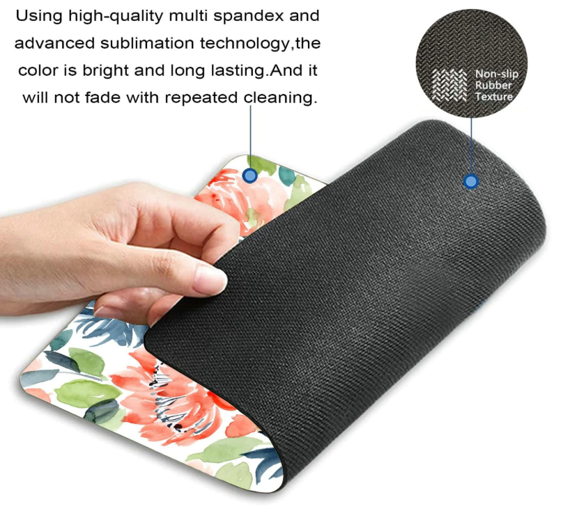 Alfombrilla de ratón con diseño original – Ultrasuave, antideslizante, lavable, patrones vibrantes para oficina y juegos