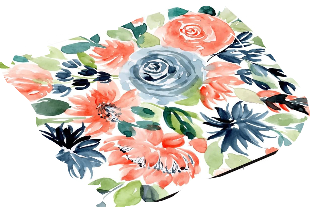 Alfombrilla de ratón con diseño original – Ultrasuave, antideslizante, lavable, patrones vibrantes para oficina y juegos