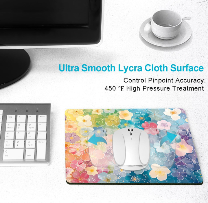 Personalized Mouse Pad – Smooth, Non-Slip, Durable & Stylish for Home, Office, and Gaming